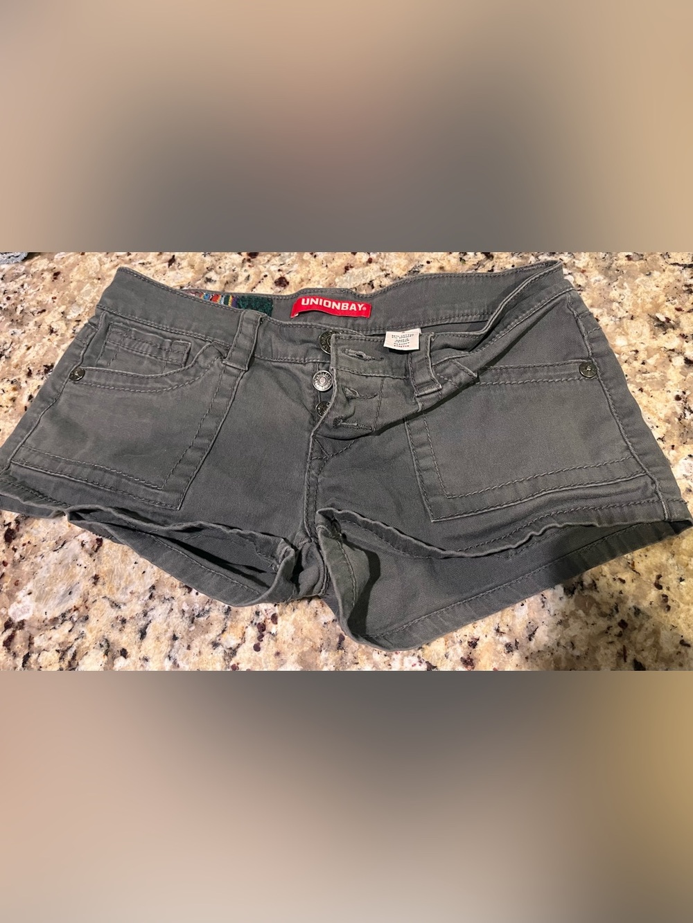 NBA Women's Gray Denim Jean Shorts